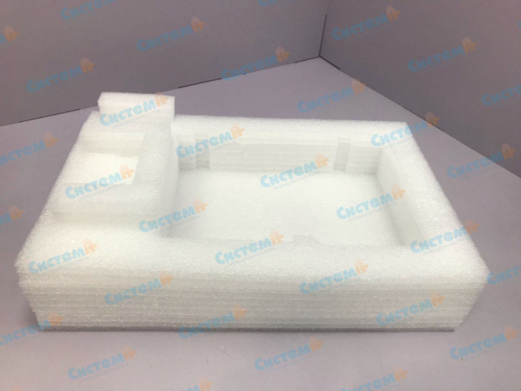 Производство ложемента из пенополиэтилена для прибора