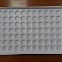 Пластиковый ложемент для фиксации металлических стержней и пластин Пластиковый ложемент для фиксации металлических стержней и пластин