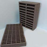 Ложемент из НПЭ защиты транспортировки мелких деталей