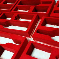 Изготовление флокированных ложементов