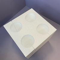 Упаковка из пенопласта для транспортировки бутылок