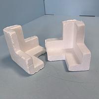 Защитные элементы упаковки из пенопласта для системного блока