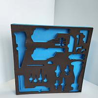 Ложемент из ЕВА для инструментов