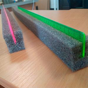 Профиль из пенополиэтилена для защиты зеркал