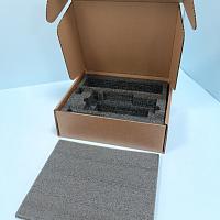 Ложемент в самосборной коробке для транспортировки прибора