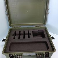 Кейс с ложементом из пенополиэтилена для перевозки изделий военного назначения